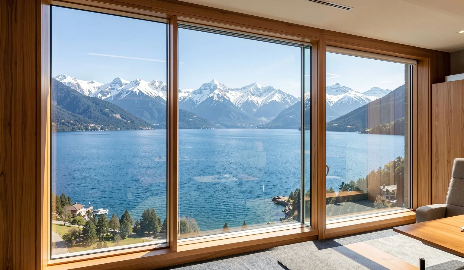 Vista desde nuestras oficinas en Bariloche